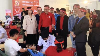 Hình ảnh đẹp tại Ngày hội “Chủ nhật Đỏ”  tỉnh Ninh Bình năm 2023 -  Ngày nhân đạo với cộng đồng
