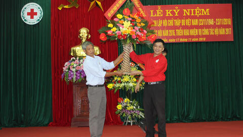 Gia Viễn kỷ niệm 70 năm ngày thành lập Hội Chữ thập đỏ Việt Nam