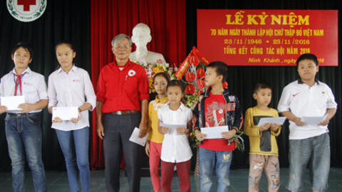 Hội Chữ thập đỏ phường Ninh Khánh kỷ niệm 70 năm ngày thành lập Hội Chữ thập đỏ Việt Nam