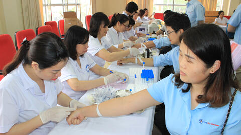 Đoàn TNCS Hồ Chí Minh Khối Doanh nghiệp tỉnh Ninh Bình tổ chức “Ngày hội hiến máu tình nguyện năm 2018”