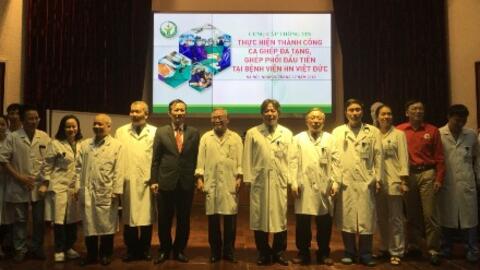 Bệnh viện Hữu nghị Việt Đức thực hiện thành công ca ghép đa tạng, ghép phổi đầu tiên từ người hiến là anh Dương Hồng Quý