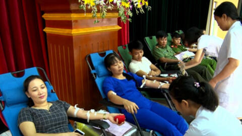 Ngày hội hiến máu tình nguyện huyện Hoa Lư năm 2017