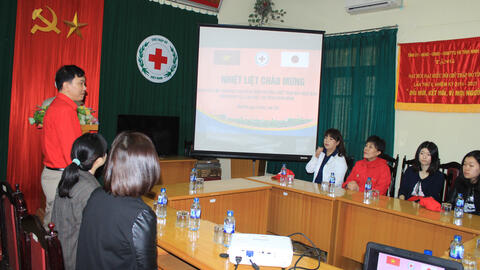 Hội Chữ thập đỏ tỉnh Ninh Bình tiếp và làm việc với Đoàn cán bộ Hội Chữ thập đỏ Nhật Bản