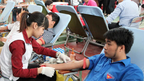 Ngày hội hiến máu tình nguyện huyện Nho Quan lần thứ VII