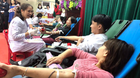 Ngày hội hiến máu tình nguyện huyện Gia Viễn lần thứ hai, năm 2018