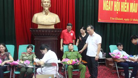 Ngày Hội hiến máu tình nguyện huyện Yên Khánh