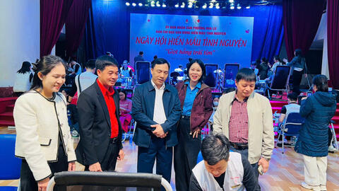 Ngày hội hiến máu tình nguyện tại phường Hoa Lư tiếp nhận 531 đơn vị máu