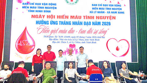 GIỌT HỒNG YÊU THƯƠNG – LAN TỎA NGHĨA CỬ CAO ĐẸP TRONG THÁNG NHÂN ĐẠO TẠI NINH BÌNH