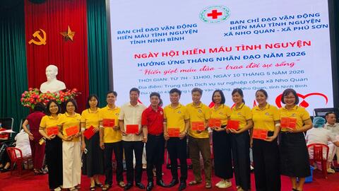TIẾP NHẬN 960 ĐƠN VỊ MÁU AN TOÀN TỪ NGÀY 09 - 11/5/2026