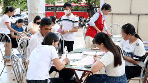 Ngày hội hiến máu tình nguyện lan tỏa thông điệp “Hiến máu khẩn cấp, Giọt Hồng từ trái tim”