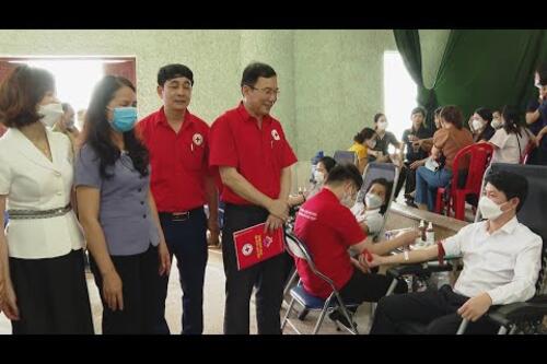 Hội Chữ thập đỏ tỉnh Ninh Bình phát động tháng nhân đạo năm 2022